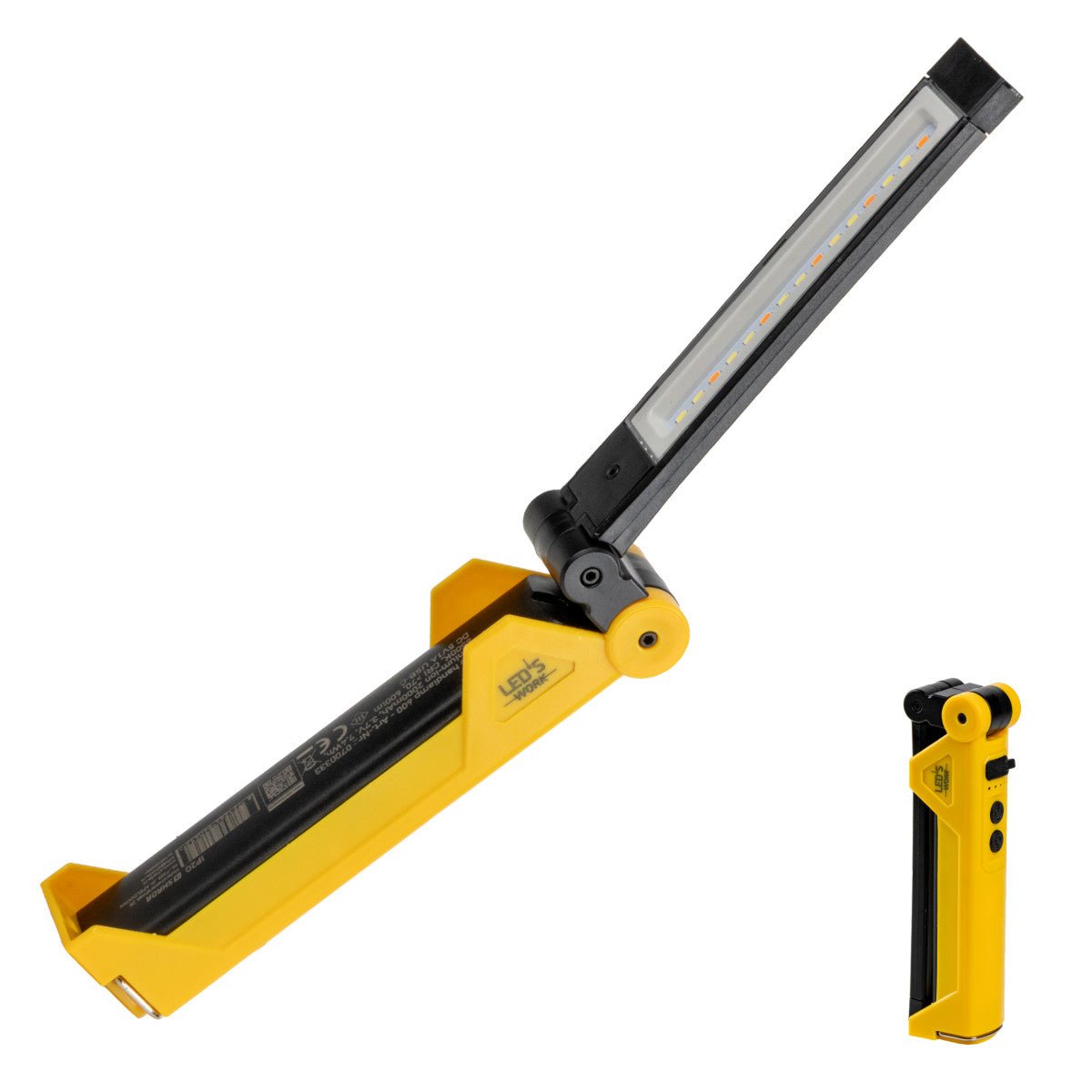 LED's Work Oplaadbare LED Werklamp op accu 600 - Werkt draadloos - Met magneet en haak