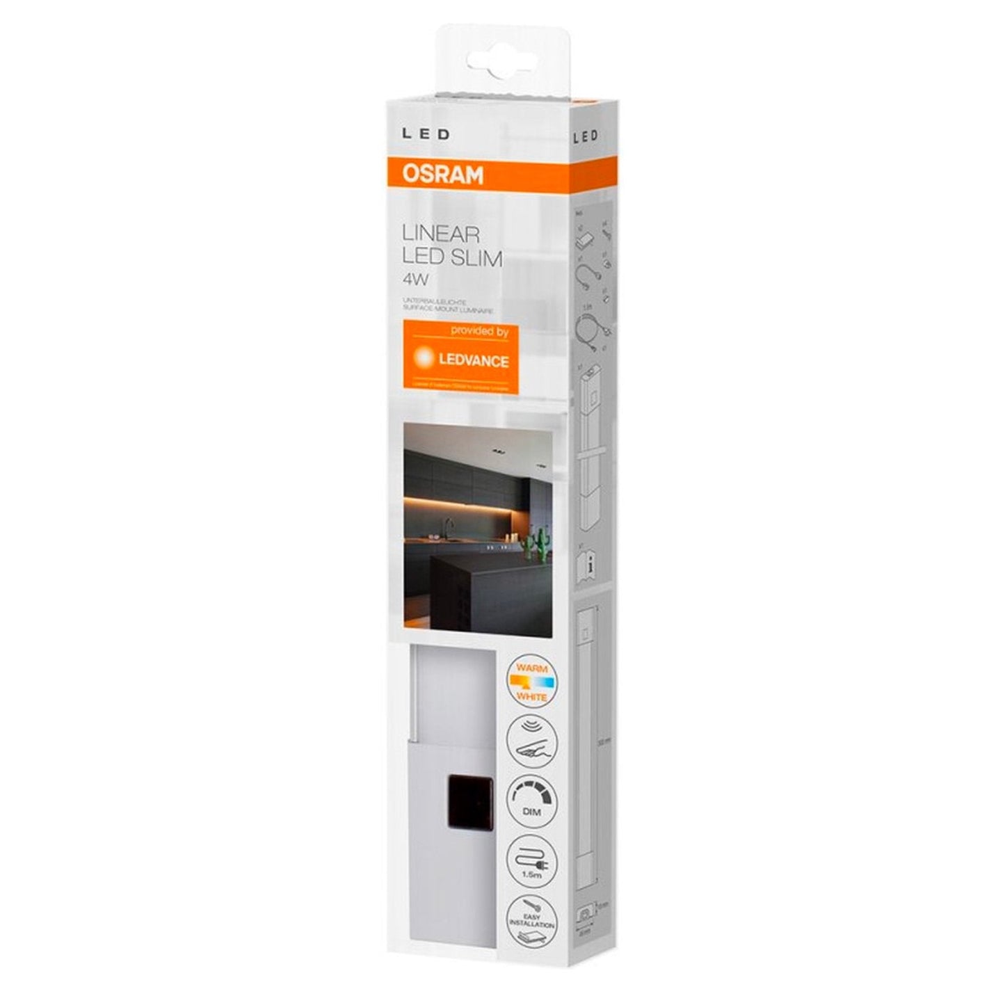 LEDVance LED Keukenverlichting 30 cm met sensor - Warm wit licht - Complete set