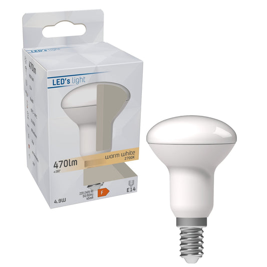 E14 LED lamp - R50 - Warm wit licht - 4W vervangt 40W