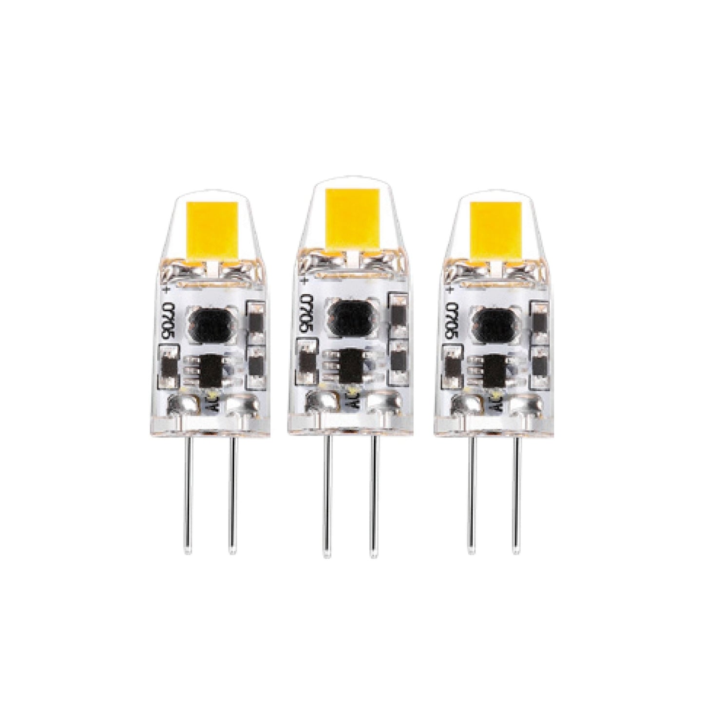 G4 LED Lampen - 12V - 1W vervangt 10W - Warm wit licht - 3PACK