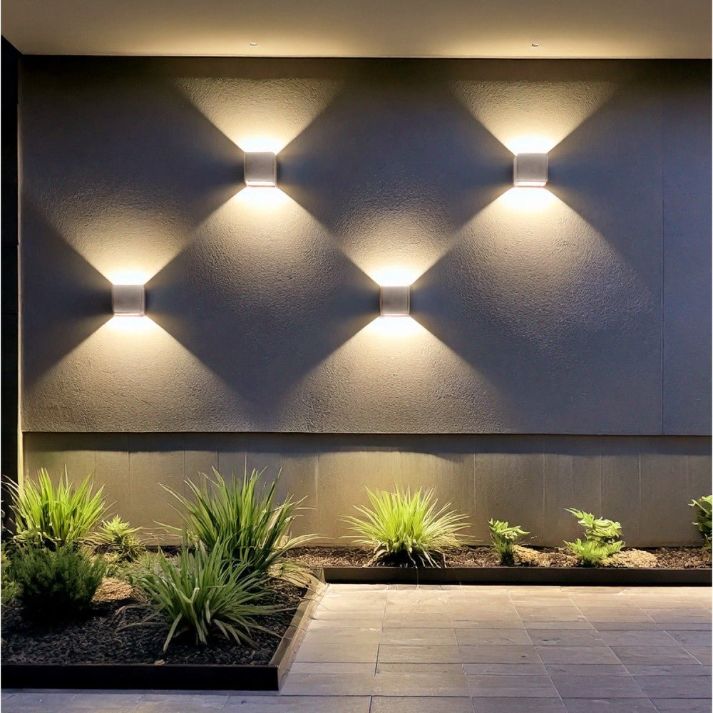 Lumo Cube Wit - Wandarmatuur zonder lichtbron - Excl 1xG9 - IP65