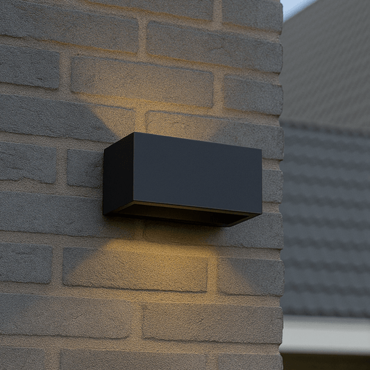 Lumo Recta Zwart - Wandarmatuur zonder lichtbron - Excl 2xG9 - IP65