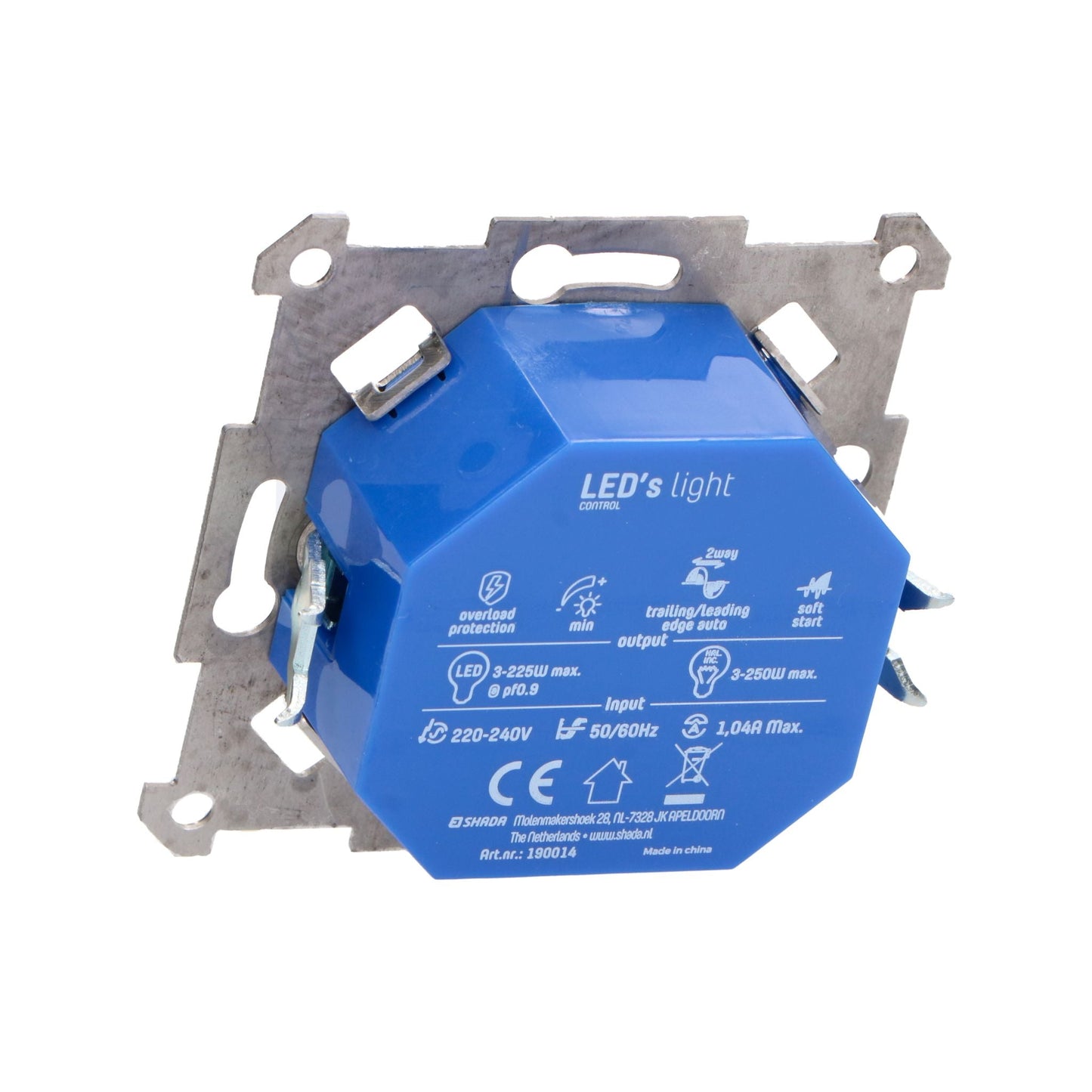 LED's Light Premium Dimmer voor LED en halogeen - 3 tot 250W - Fase aansnijding en afsnijding