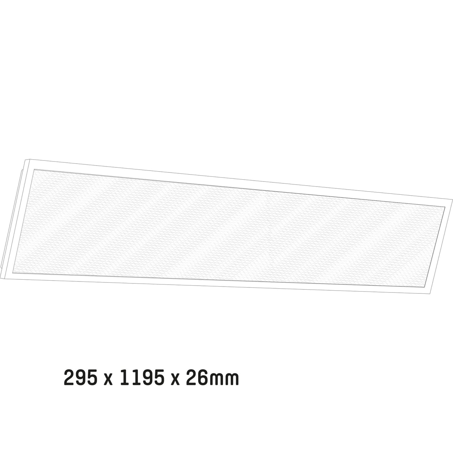 LED's Light LED Paneel 30 x 120 cm - Rechthoekig - Koel wit (4000K) - 4000 Lumen - 40W