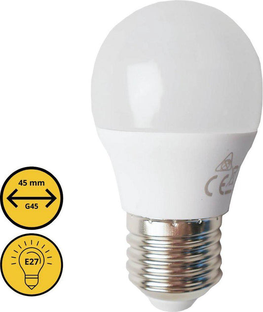 Proventa LED lamp met grote E27 fitting - diameter van 45 mm - G45 Peerlamp