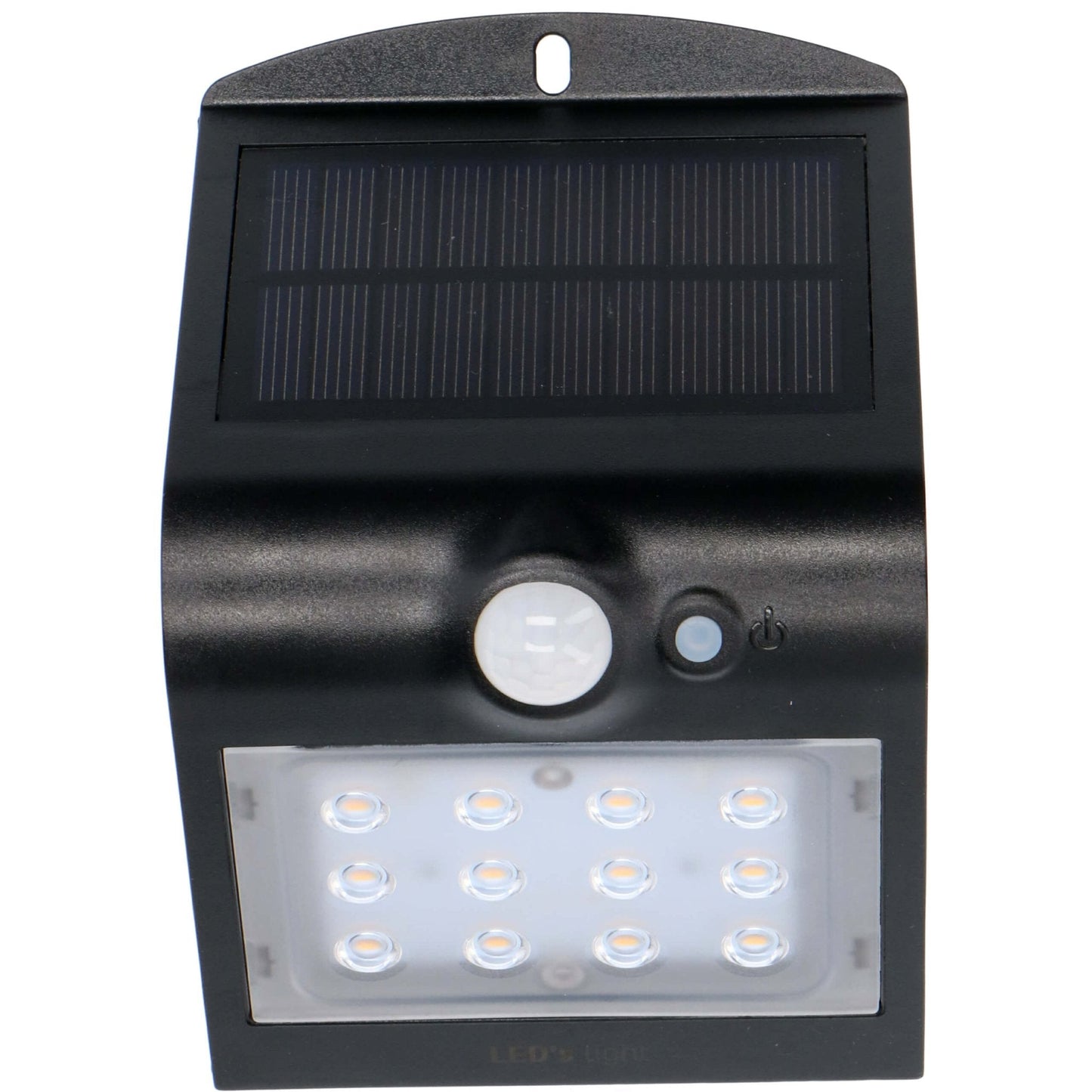 LED's Light Solar LED Buitenlamp met Bewegingssensor 220 - 3 lichtstanden - Automatisch aan/uit - Zwart