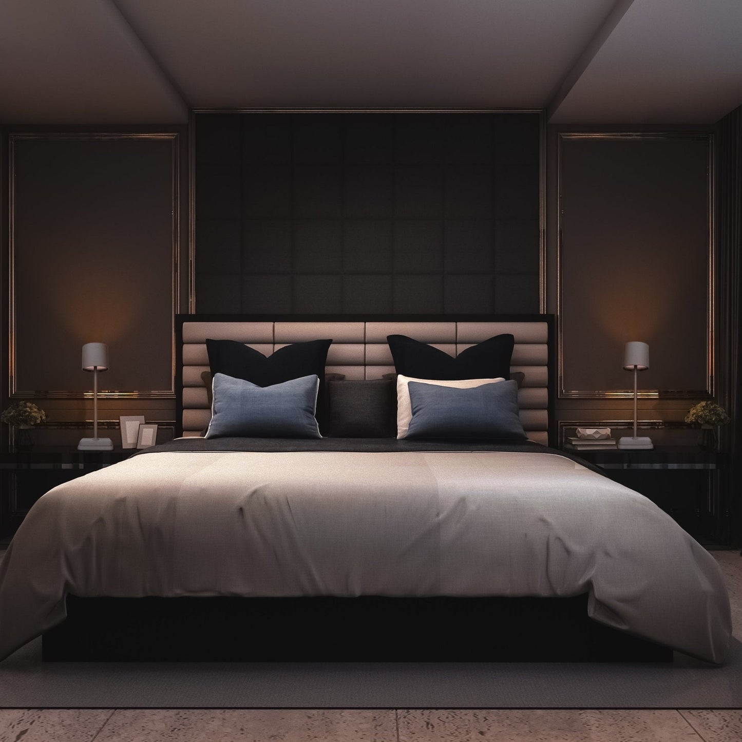 TouchDim Oplaadbare LED Tafellamp - Dimbaar via aanraking - Binnen en buiten - Grijs
