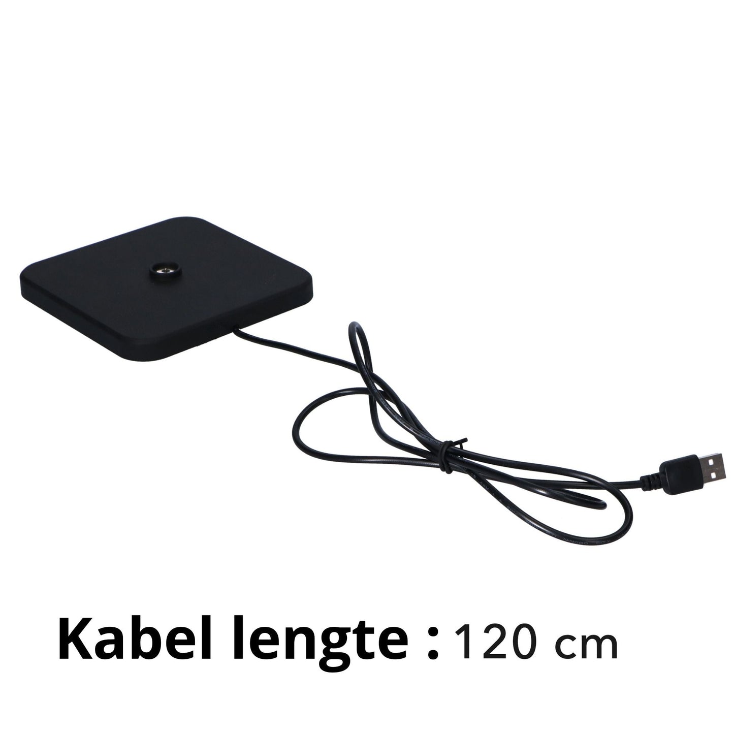 TouchDim Oplaadbare LED Tafellamp - Dimbaar via aanraking - Binnen en buiten - Zwart