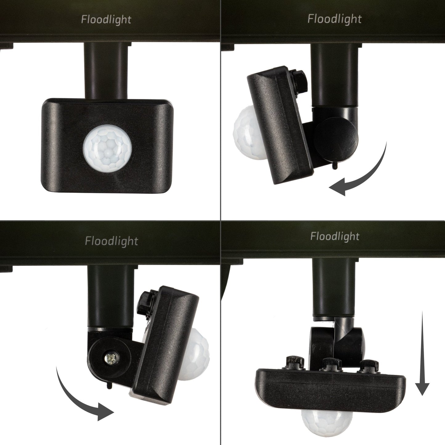 UltraFlood LED Schijnwerper 30W met Bewegingssensor en Daglichtsensor - Kantelbaar - 4800 Lumen - IP65