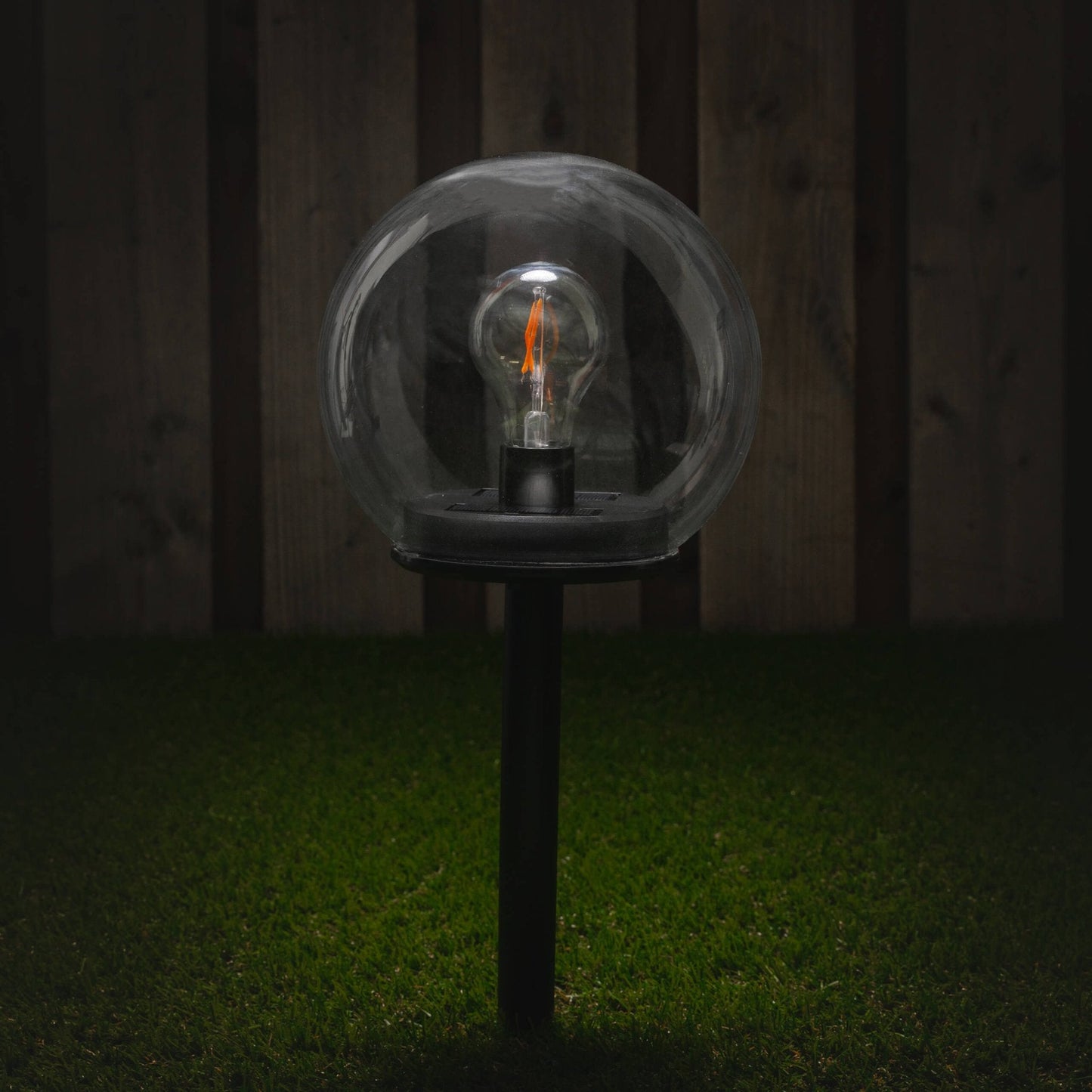 Vintage Solar Priklamp met sensor - Automatisch aan/uit - Warm wit licht - IP44 - 54 cm