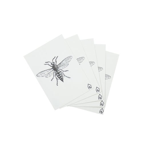 Ansichtkaart - Bij - Papier - Set van 5 - A6