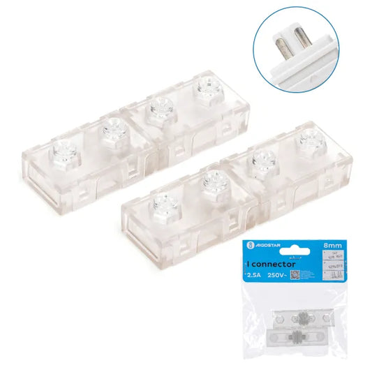 Lichtslang connector 2 stuks 230V AC - compleet