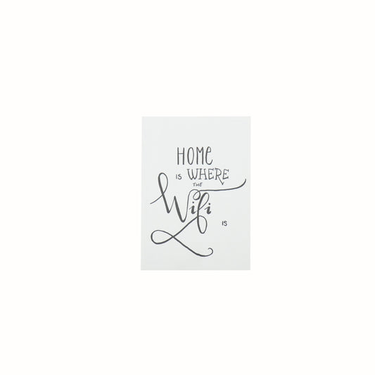 Ansichtkaart - Home Wifi - Papier - Set van 5 - A6