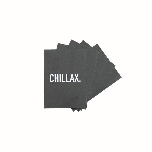 Ansichtkaart - Chillax - Papier - Set van 5 - A6