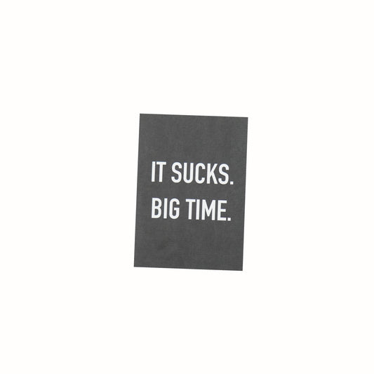 Ansichtkaart - It Sucks - Papier - Set van 5 - A6