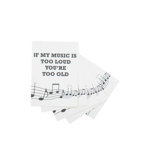 Ansichtkaart - Music - Papier - Set van 5 - A6