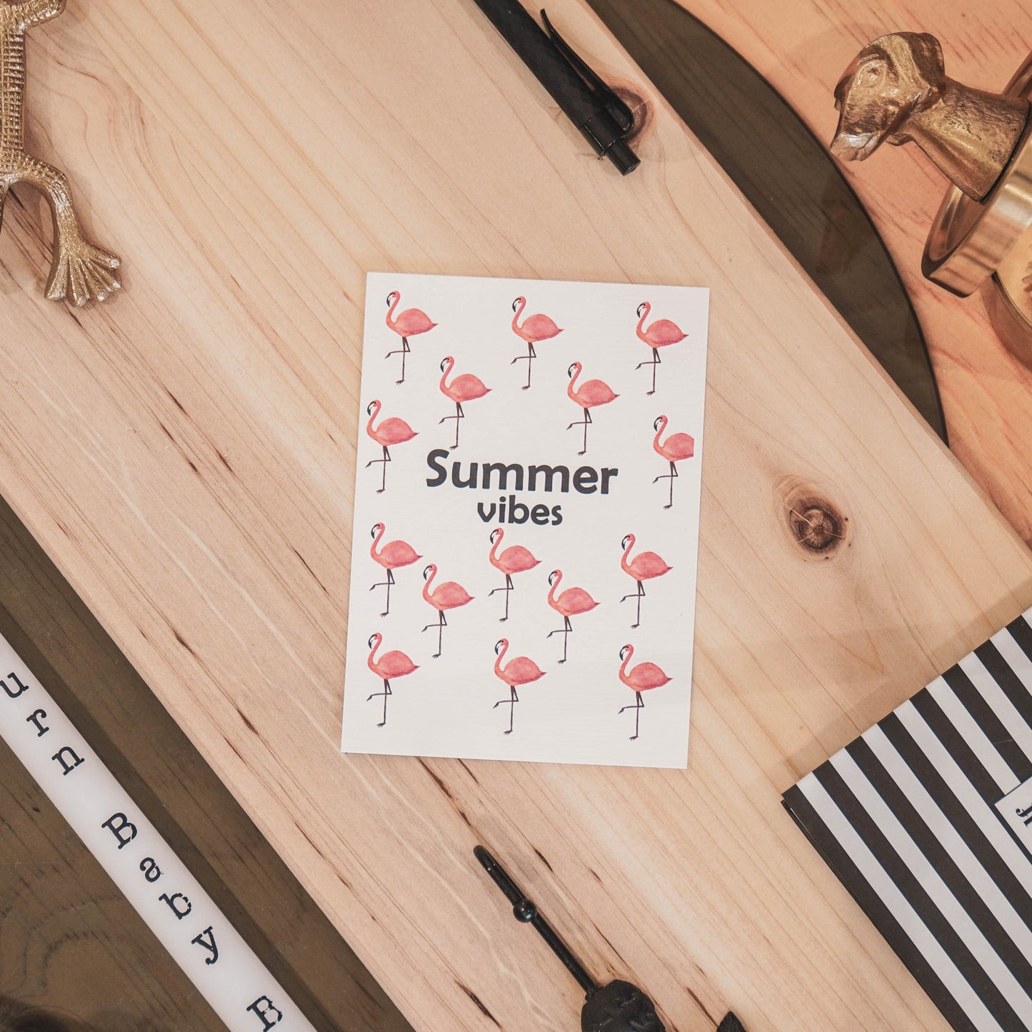 Ansichtkaart - Summer Vibes - Papier - Set van 5 - A6