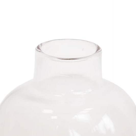 Vaas - Dipdye - Glas - Helder/Zwart - 12x16cm