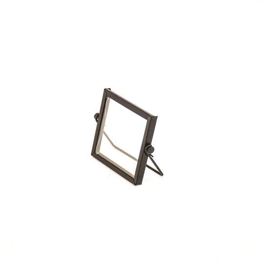 Fotolijst- Metaal/Glas - Zwart - 12x1,5x10,5cm