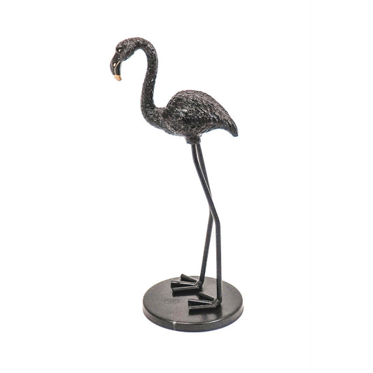 Flamingo Zwart - 9x7,5x19,5cm