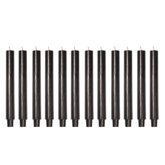 Dinerkaars - Extra Brede - XL - Wax - Zwart - 3x25cm
