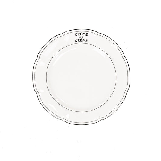 Ontbijtbord - Crème de la Crème - Newbone China - Ø19,5cm
