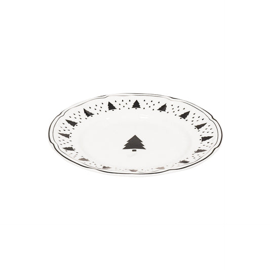 Gebaksbord - Kerstboom - Newbone China - Ø15cm