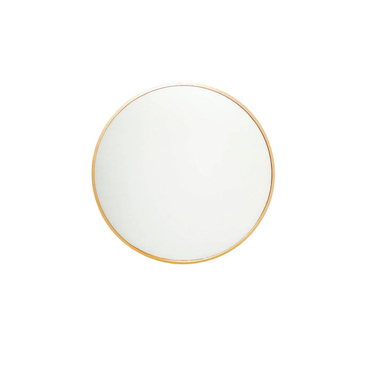 Spiegel - Ronde Wandspiegel - Metaal - Goud - 80x2,5x80cm