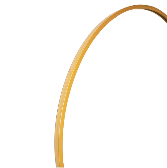 Spiegel - Ronde Wandspiegel - Metaal - Goud - 80x2,5x80cm