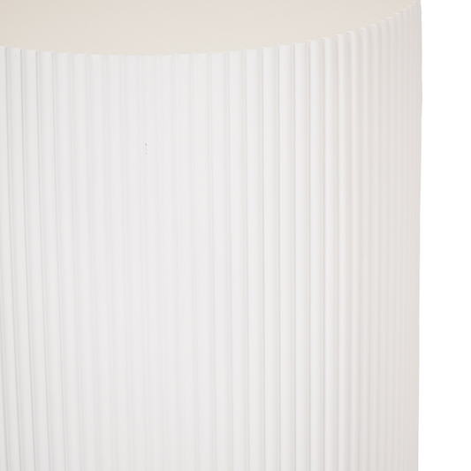 Bijzettafel /Pilaar- Cilinder - MDF - Wit  - 30x30x54cm