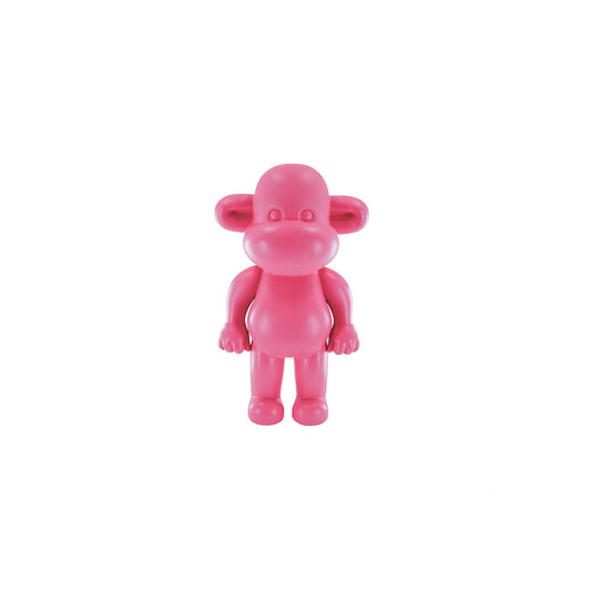 Ornament - Aap Beeld 'The Legend' - Polyresin - Roze - 20,5x13,5x35cm