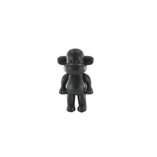 Ornament - Aap Beeld 'The Legend' -Polyresin - Zwart - 33x21x50cm