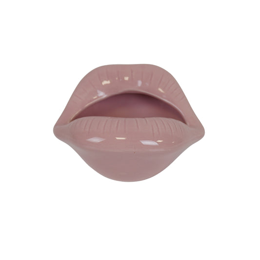 Pot - Lip - Porselein - Licht Roze -12,5x11x7,5cm