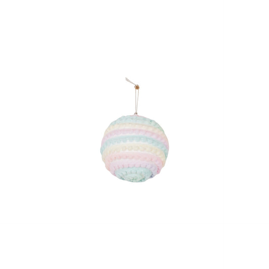 Kerst Hangers - Kerstballen - Foam -Unicorn Kleuren - S3- 8 cm