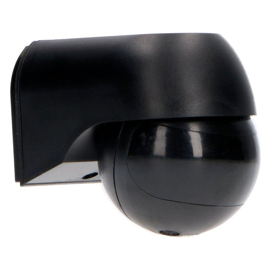 LED's Light 2-in-1 Bewegingsmelder met 12 meter bereik - Voor binnen & buiten - Wandmontage - Zwart