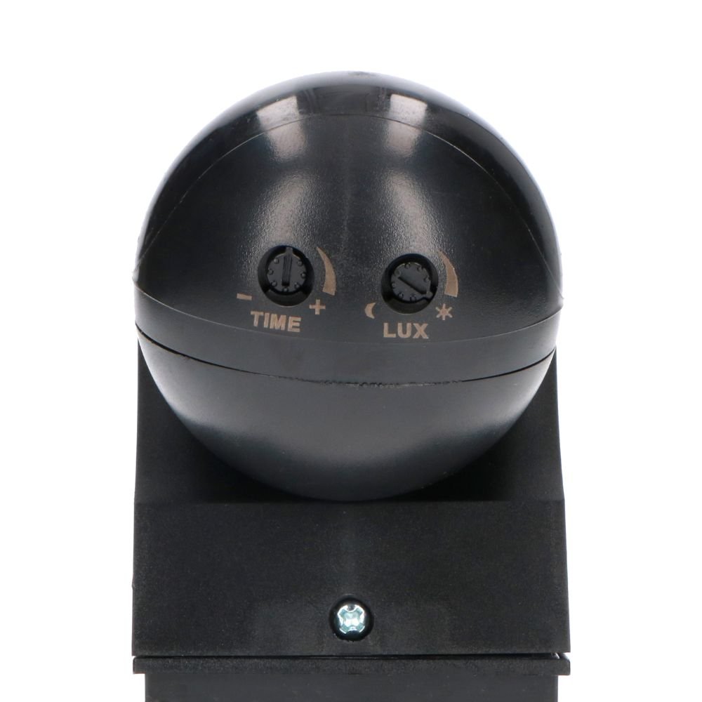 LED's Light 2-in-1 Bewegingsmelder met 12 meter bereik - Voor binnen & buiten - Wandmontage - Zwart