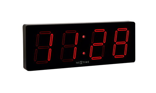 Wall/ table clock - 51.5 x 18x 4.5 cm -Plastic- 'Big D'