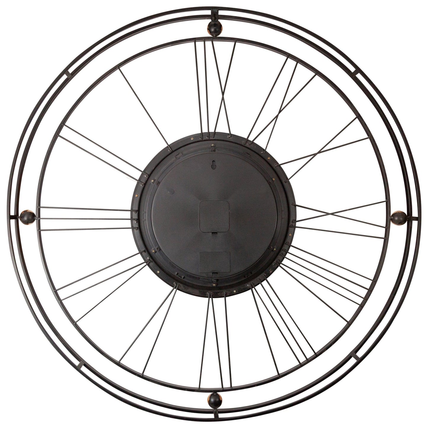 Roman Gear Clock XXL - 90.5cm -  Metal - Roman Gear Clock