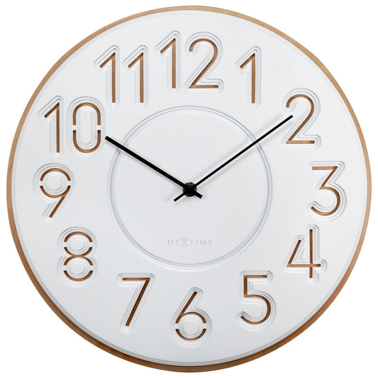 Japanese Design Wall Clock - Concrete/Wood - 30cm - Taimingu