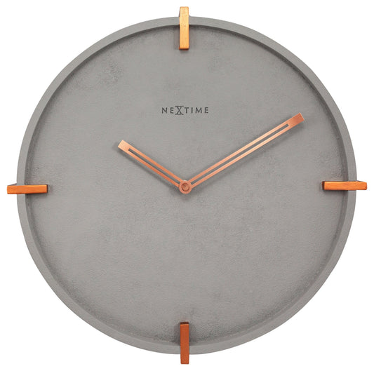 Wall clock -  32 cm - Concrete - 'Mohawk Wall'