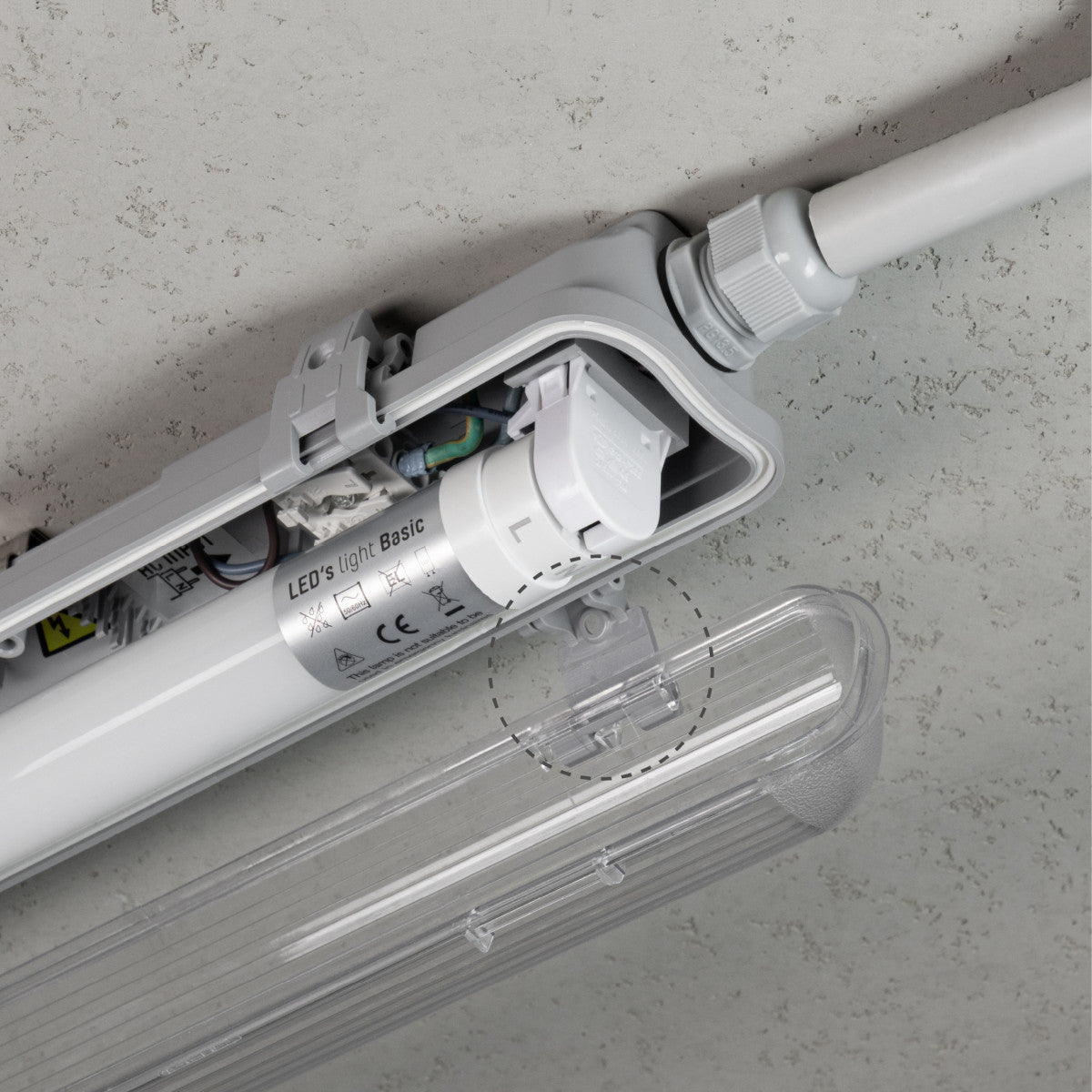2 PACK - LED's Light LED TL armatuur 150 cm compleet met LED TL buis - 2880lm