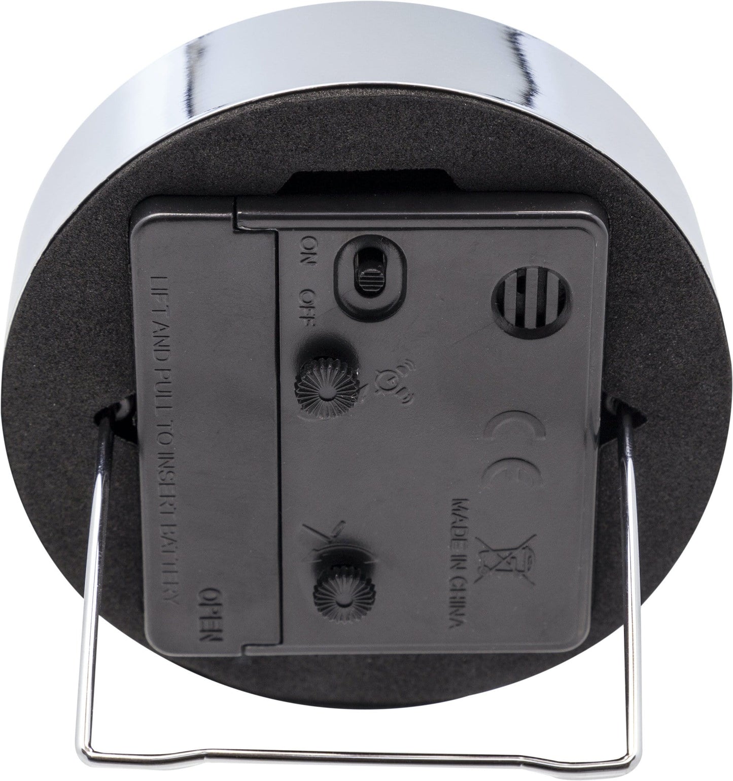 Alarm clock - 9 x 9 x 7.5 cm - Metal - 'Company Alarm'