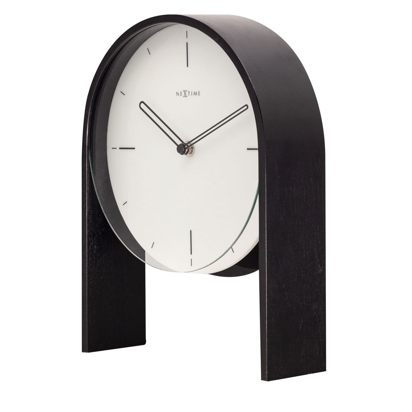 Table clock - 27 x 21 x 6,5 cm - Wood - 'Noa Table'