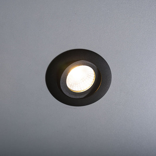 3 PACK - LED's Light Pro LED Inbouwspot Zwart - DimToWarm - Ø 68mm - Kantelbaar - Warm wit licht - CRI95- Dimbaar