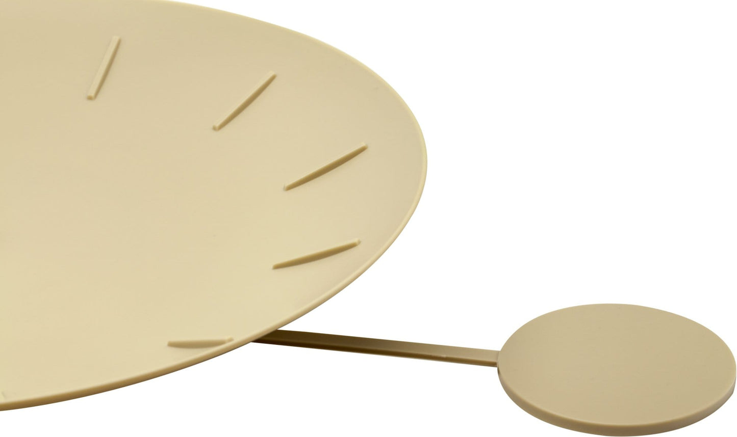 Wall clock -  30 cm - Plastic - 'Bowl'
