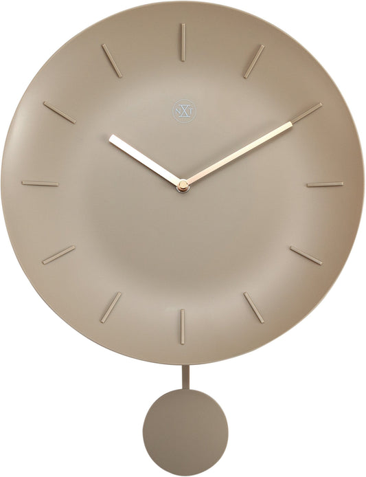 Wall clock -  30 cm - Plastic - 'Bowl'