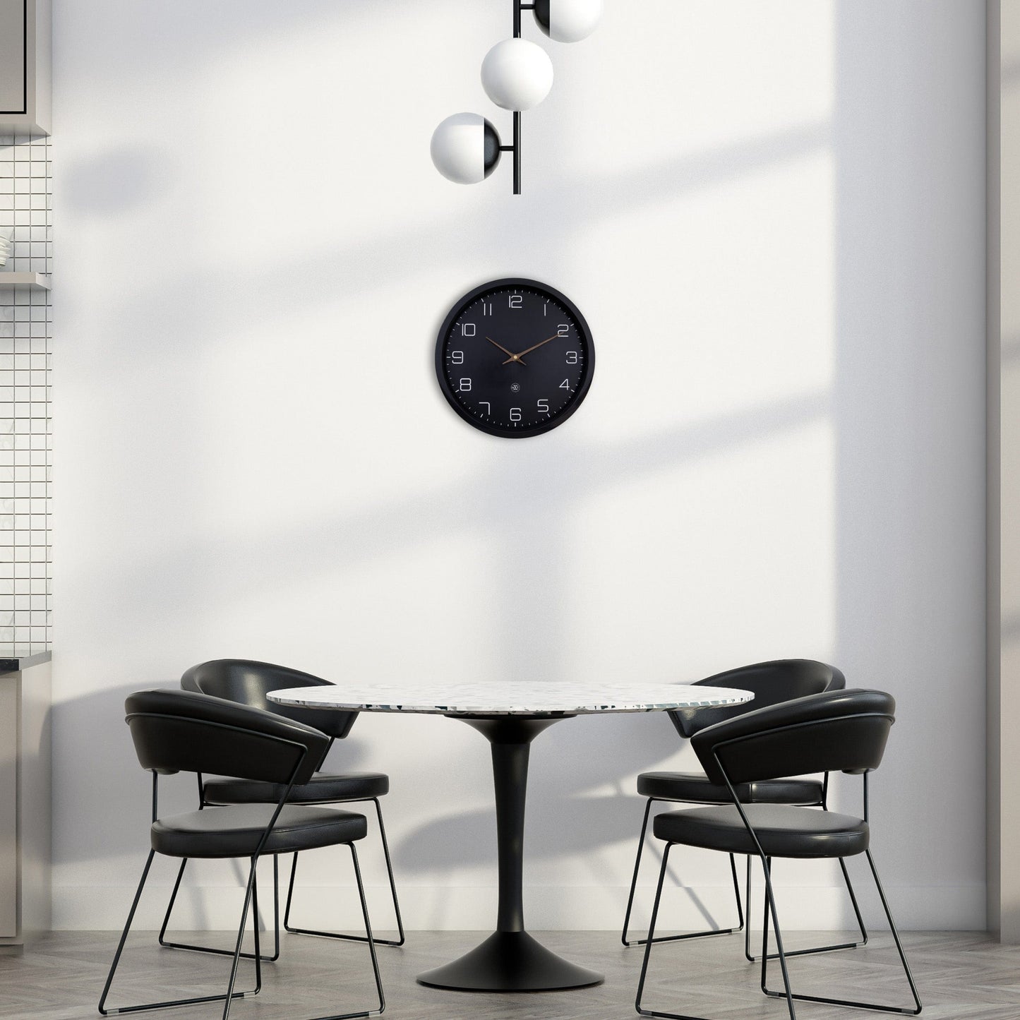 Wall Clock 30cm-Silent-Paper & Bioplastic-nXt 'Eco'