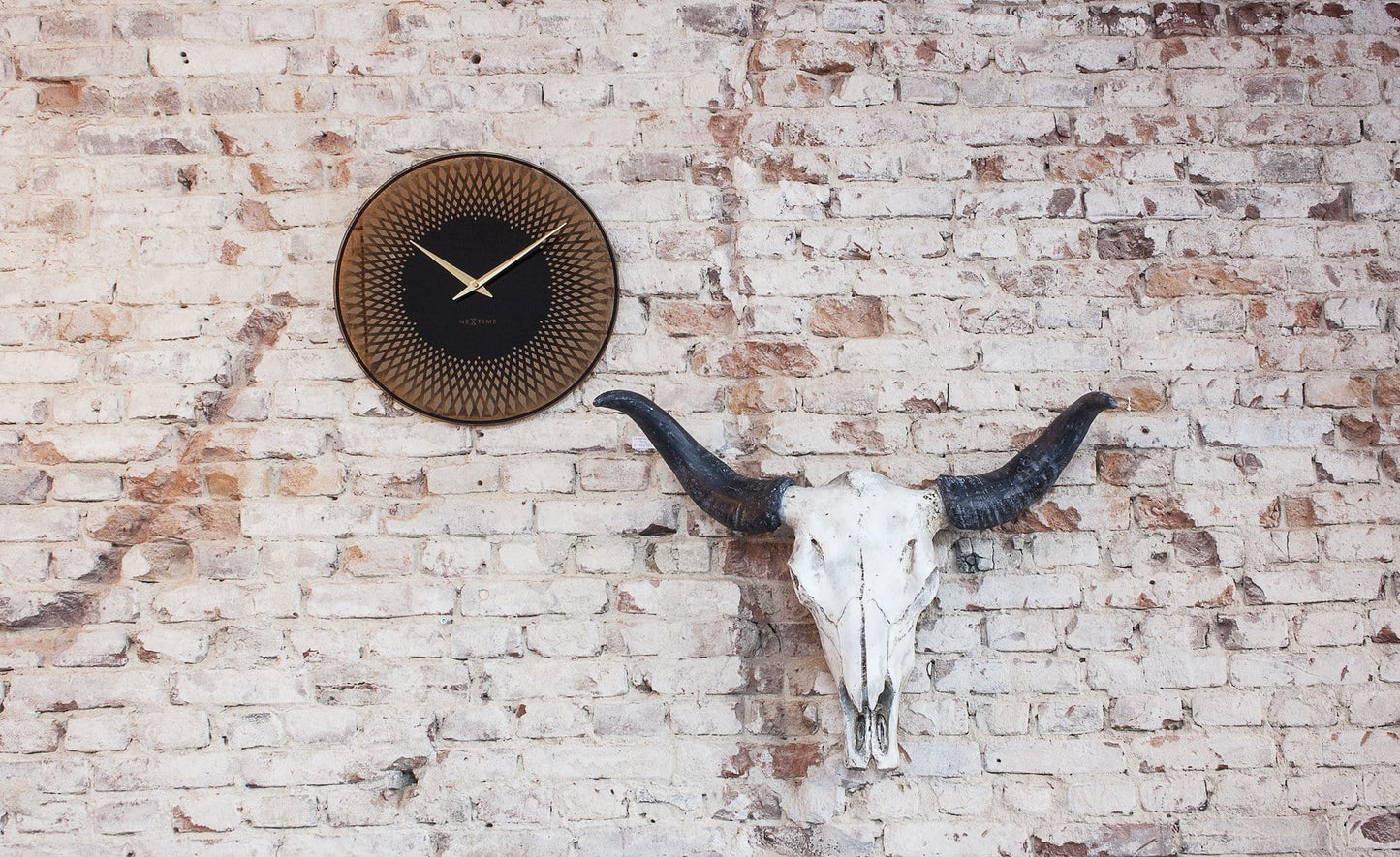 Wall clock -  43 cm - Glass - 'Sahara'