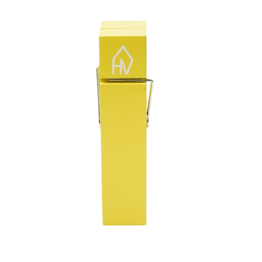 Knijper - Hout - Neon Geel - 4x15cm