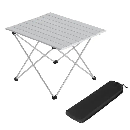 BukkitBow - Aluminium Campingtafel - Opvouwbaar - Antislip Pootjes - Compact Formaat - Inclusief Draagtas